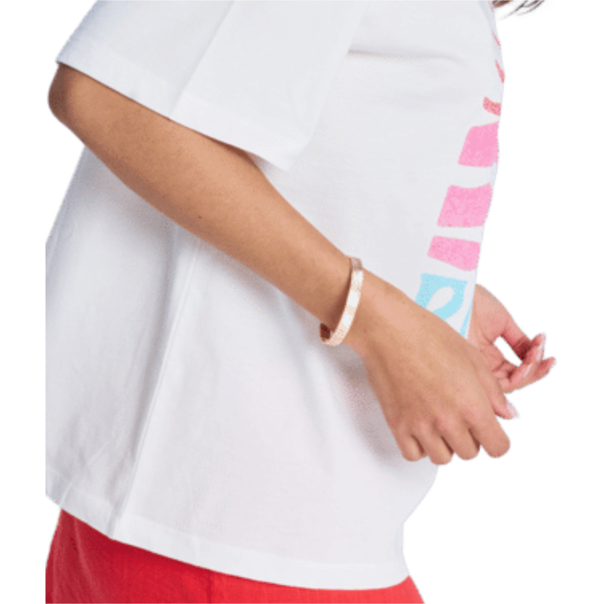 2026 Roxy Da Donna Maglietta A Maniche Corte Con Poster Hangloose ERJZT06090 - Coconut Milk